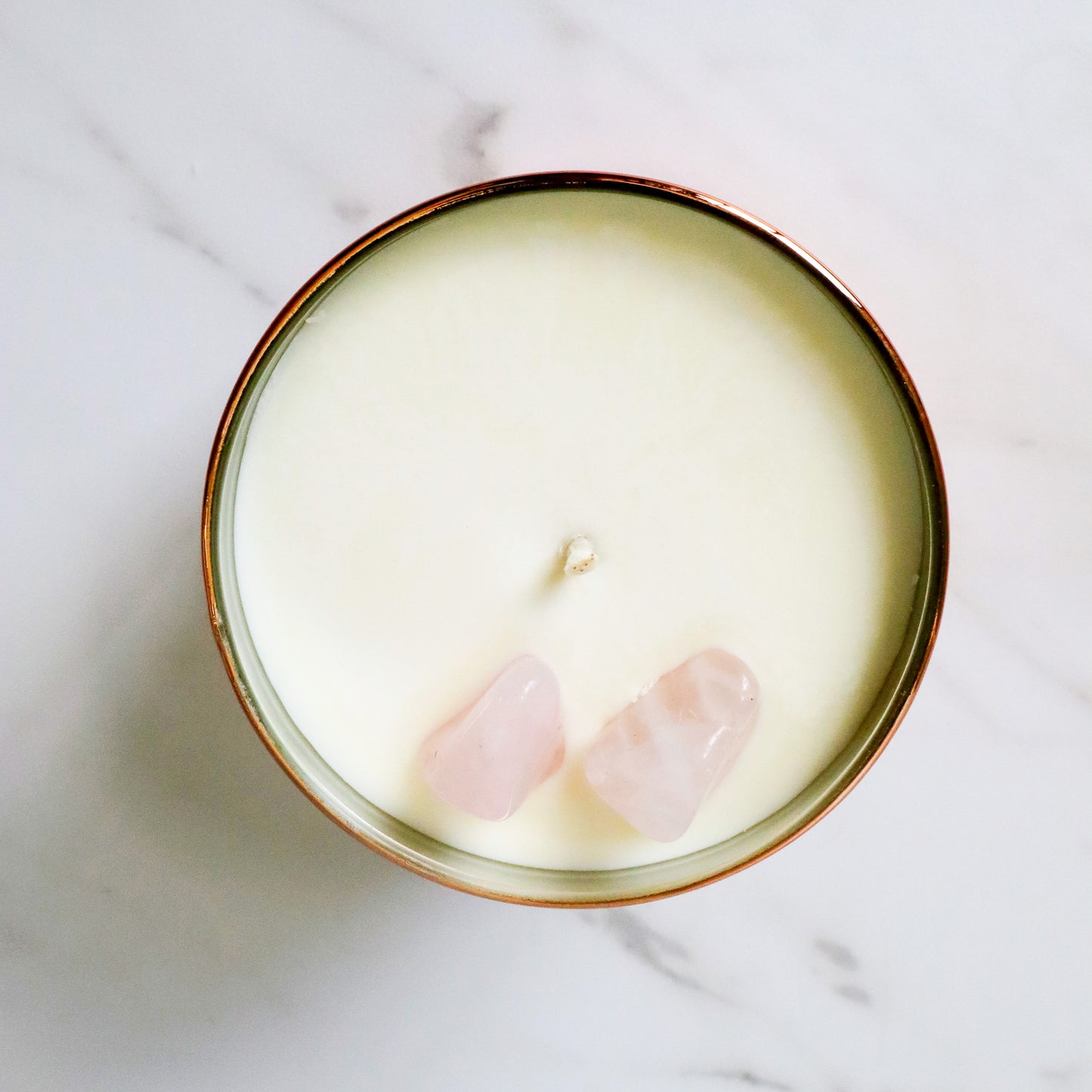 Rose Quartz Love Candle