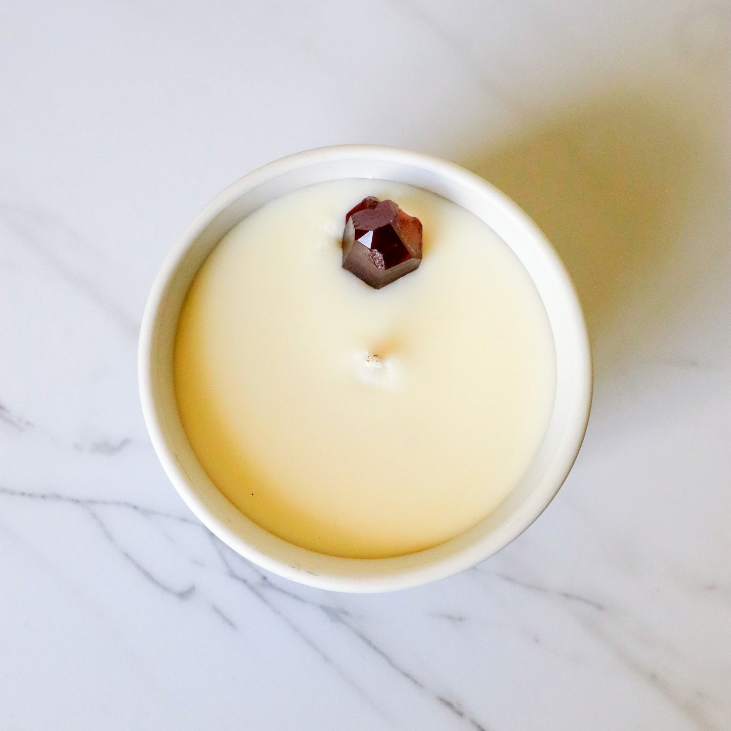 Smoky Quartz Grounding Candle